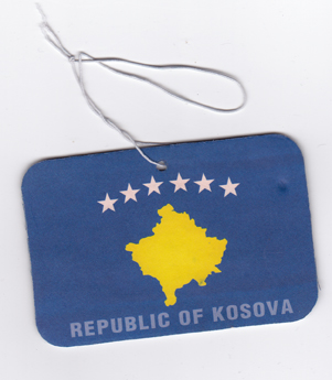 Kosova Flag Air Freshener